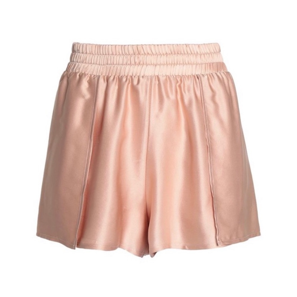 ALIX NYC 100% silk “Hester” rose gold pajama shorts loungewear